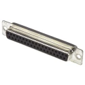 TE Connectivity AMPLIMITE HD-20 37 Way Straight 2.77 mm Pitch Panel Mount D-Sub Connector Female 5-747917-2