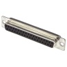 TE Connectivity AMPLIMITE HD-20 37 Way Straight 2.77 mm Pitch Panel Mount D-Sub Connector Female 5-747917-2
