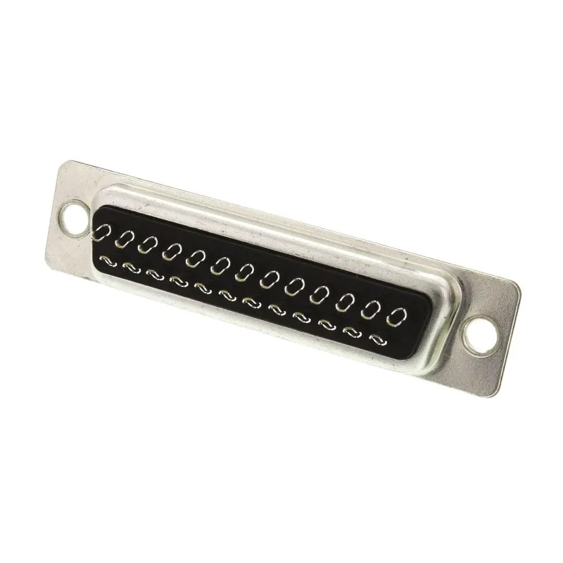TE Connectivity AMPLIMITE HD-20 25 Way Straight 2.77 mm Pitch Panel Mount D-Sub Connector Female 5-747913-2