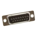 TE Connectivity AMPLIMITE HD-20 15 Way Straight Panel Mount D-Sub Connector Female 250V 3A 5-747909-2