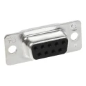 TE Connectivity AMPLIMITE HD-20 9 Way Straight 2.77 mm Pitch Panel Mount D-Sub Connector Female 5-747905-2