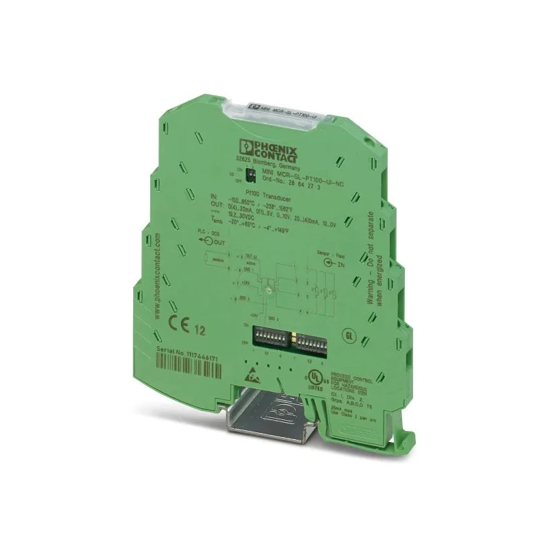 Phoenix Contact Signal Conditioner MINI MCR Series, RTD Input, Current/Voltage Output, 24V DC Supply, Class I, B 2864273