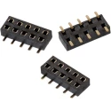 Wurth Elektronik WR-PHD Series Straight Surface PCB Socket, 24-Contact, 2 Row, 2 mm Pitch, 2A Current, Polyamide 62102421821