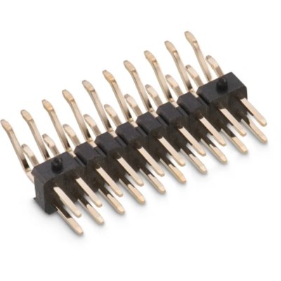 Wurth Elektronik WR-PHD Series Angled Surface PCB Header, 20 Contact(s), 2 mm Pitch, 2 Row, Unshrouded 621320284521