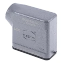 HARTING Han A Range Heavy Duty Power Connector Hood 10A 1 Lever Die Cast Aluminium IP65 19200101540