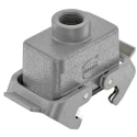 HARTING Han B Range Heavy Duty Power Connector Hood 2 Lever Mount Cable Die Cast Aluminium IP65 19300161731