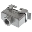 HARTING Han B Range Heavy Duty Power Connector Hood 2 Lever Mount Cable Die Cast Aluminium IP65 19300161731