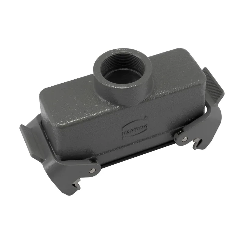 HARTING Han B Range Heavy Duty Power Connector Hood 2 Lever Die Cast Aluminium IP65 Germany 19300241732