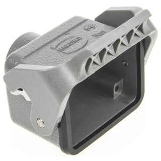 HARTING Heavy Duty Power Connector Hood Han B Range 1 Lever Locking Die Cast Aluminium Cable Mount 6B 19300061750