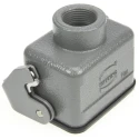 HARTING Heavy Duty Power Connector Hood Han B Range 1 Lever Locking Die Cast Aluminium Cable Mount 6B 19300061750
