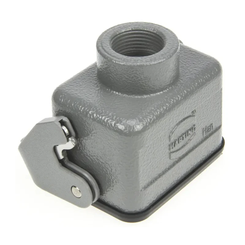 HARTING Heavy Duty Power Connector Hood Han B Range 1 Lever Locking Die Cast Aluminium Cable Mount 6B 19300061750