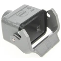 HARTING Heavy Duty Power Connector Hood Han B Range 1 Lever Locking Die Cast Aluminium Cable Mount 6B 19300061750
