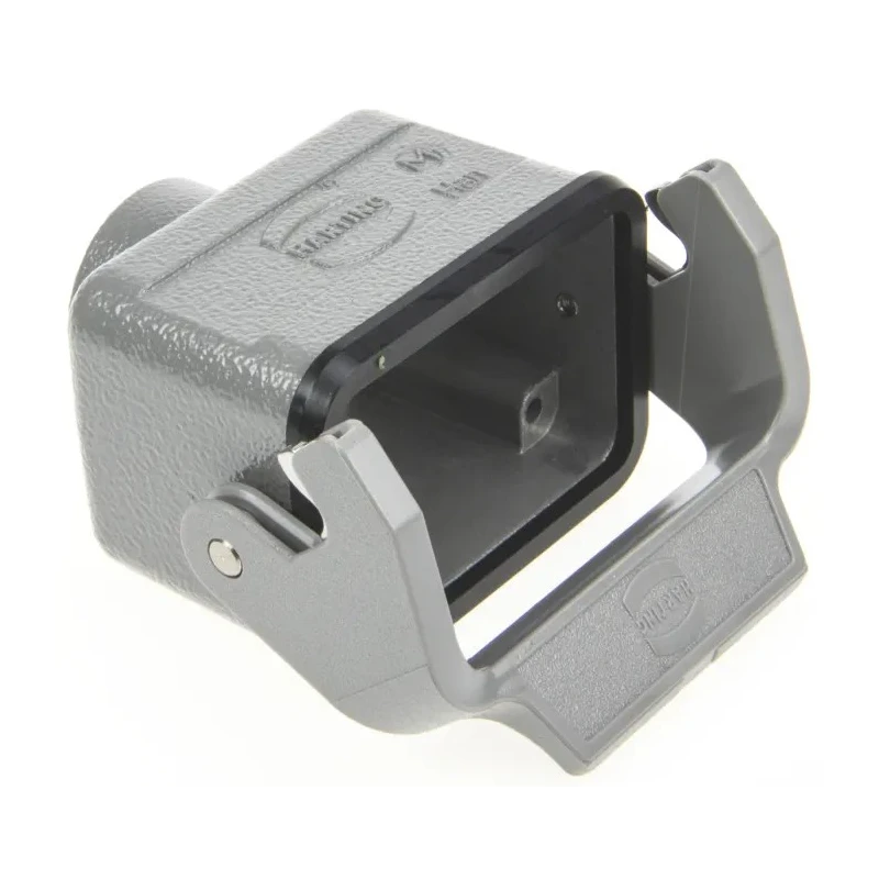 HARTING Heavy Duty Power Connector Hood Han B Range 1 Lever Locking Die Cast Aluminium Cable Mount 6B 19300061750