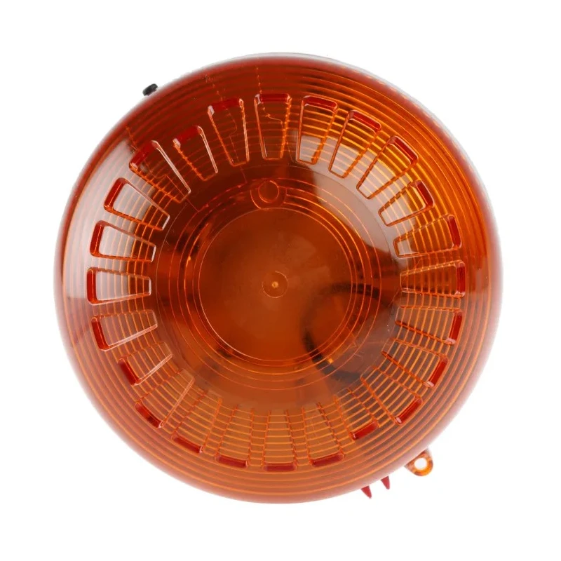 Klaxon Sonos Series Amber Beacon 230V AC Flashing Base Xenon Bulb IP65 PSB-0004