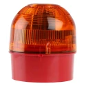 Klaxon Sonos Series Amber Beacon 230V AC Flashing Base Xenon Bulb IP65 PSB-0004