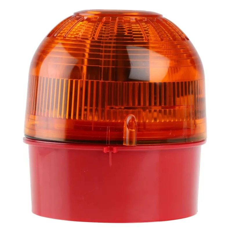 Klaxon Sonos Series Amber Beacon 230V AC Flashing Base Xenon Bulb IP65 PSB-0004