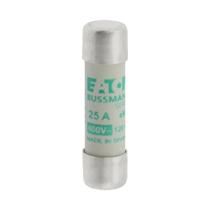 Eaton 25A Ceramic Cartridge Fuse 10 x 38 mm, 400V AC, Ceramic Body C10M25