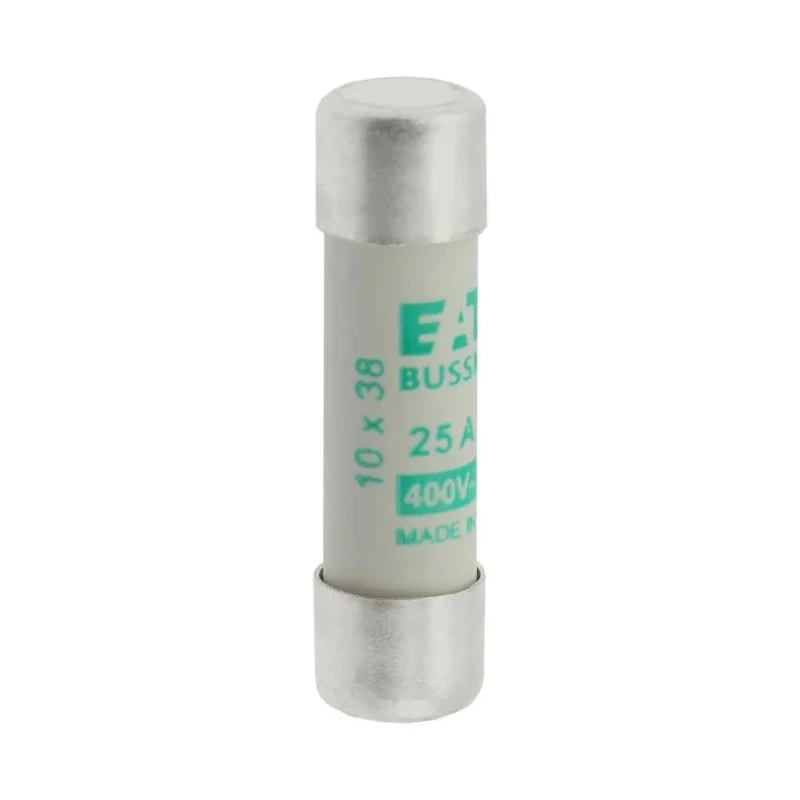 Eaton 25A Ceramic Cartridge Fuse 10 x 38 mm, 400V AC, Ceramic Body C10M25