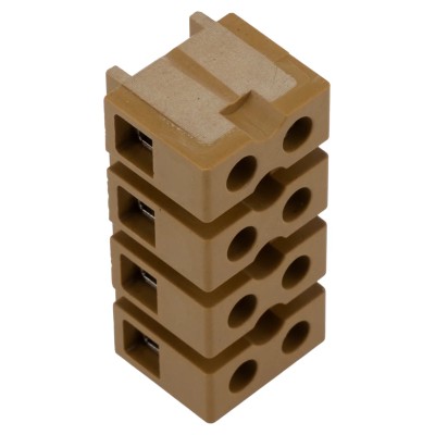 Phoenix Contact SAK Series Non-Fused Terminal Block, 4-Way, Screw Mount, 690V, 41A, Nickel Plating, Melamine 7906240000