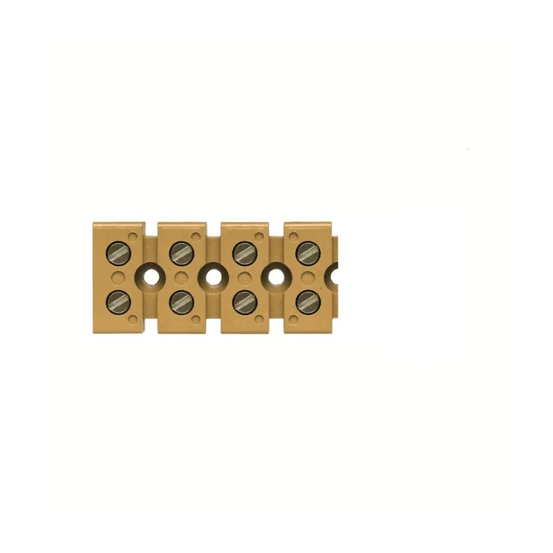 Phoenix Contact SAK Series Non-Fused Terminal Block, 4-Way, Screw Mount, 690V, 41A, Nickel Plating, Melamine 7906240000