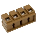 Phoenix Contact SAK Series Non-Fused Terminal Block, 4-Way, Screw Mount, 690V, 41A, Nickel Plating, Melamine 7906240000