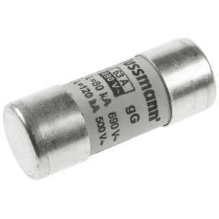 Eaton 63A 5 ST Ceramic Cartridge Fuse 22 x 58 mm 690V AC C22G63
