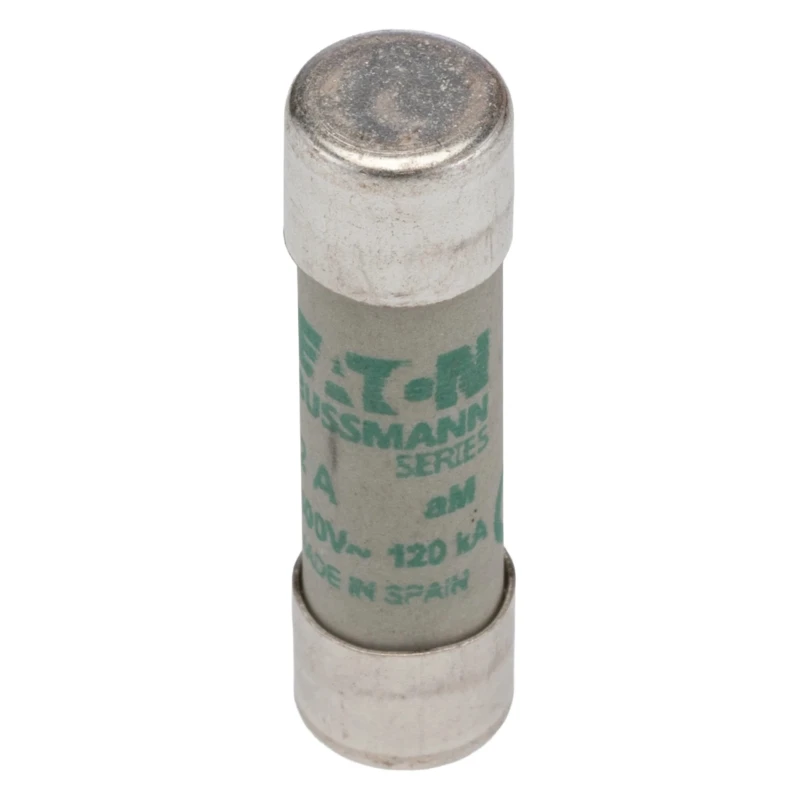 Eaton 2A Ceramic Cartridge Fuse, 10 x 38 mm 500V AC, aM Category C10M2