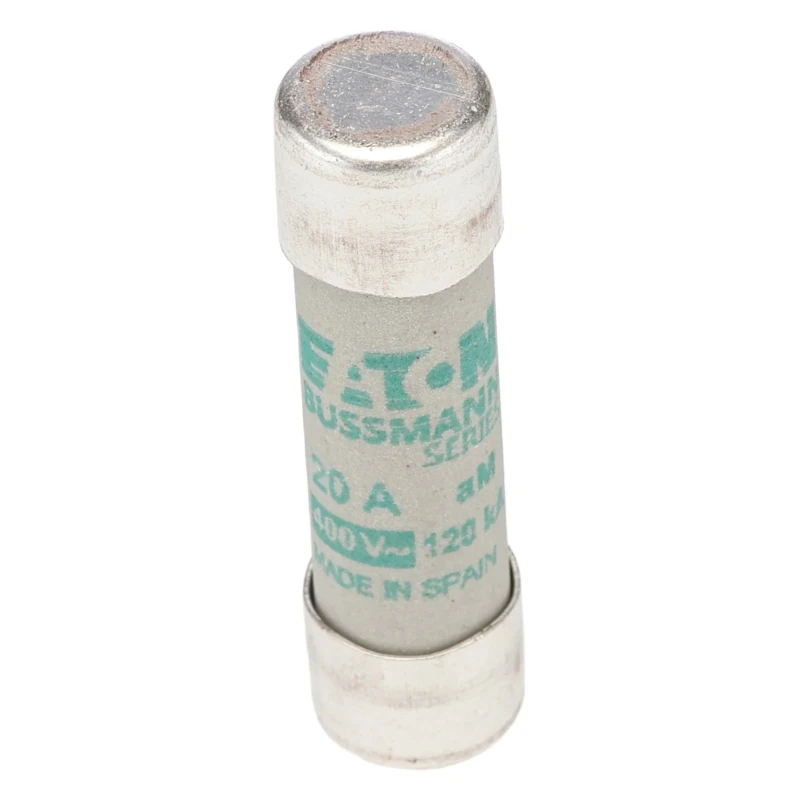 Eaton Ceramic Cartridge Fuse 20A Current Rating 400V AC Voltage 10 x 38 mm Fuse Size C10M20