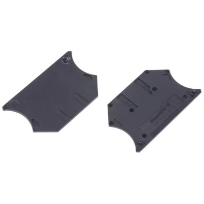 Weidmüller W Series Terminal Block End Plate Black Wemid Material ATEX 1050010000
