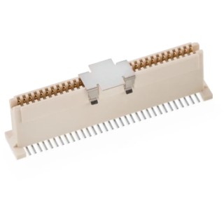 Wurth Elektronik WR-BTB Series Vertical Surface PCB Socket, 64-Contact, 1 Row, 1 mm Pitch, 1A Current, 100V 658101003064