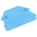 Weidmüller W Series Blue Wemid End Cover for Use with DIN Rail Terminal Blocks 1060080000