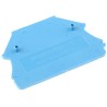 Weidmüller W Series Blue Wemid End Cover for Use with DIN Rail Terminal Blocks 1060080000