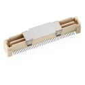 Wurth Elektronik WR-BTB Series Vertical Surface PCB Header 80 Contacts 0.8 mm Pitch 1 Row Shrouded 658857603080