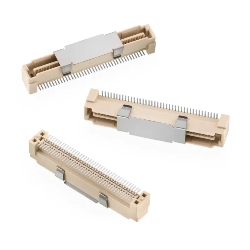 Wurth Elektronik WR-BTB Series Vertical Surface PCB Header 80 Contacts 0.8 mm Pitch 1 Row Shrouded 658857603080