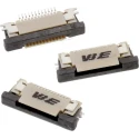 Wurth Elektronik WR-FPC 0.5 mm Pitch 33 Way Horizontal Female FPC Connector ZIF Top Contact 68713314022