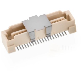 Wurth Elektronik WR-BTB Series Vertical Surface PCB Header 40 Contacts 0.8 mm Pitch 1 Row Shrouded 658855603040