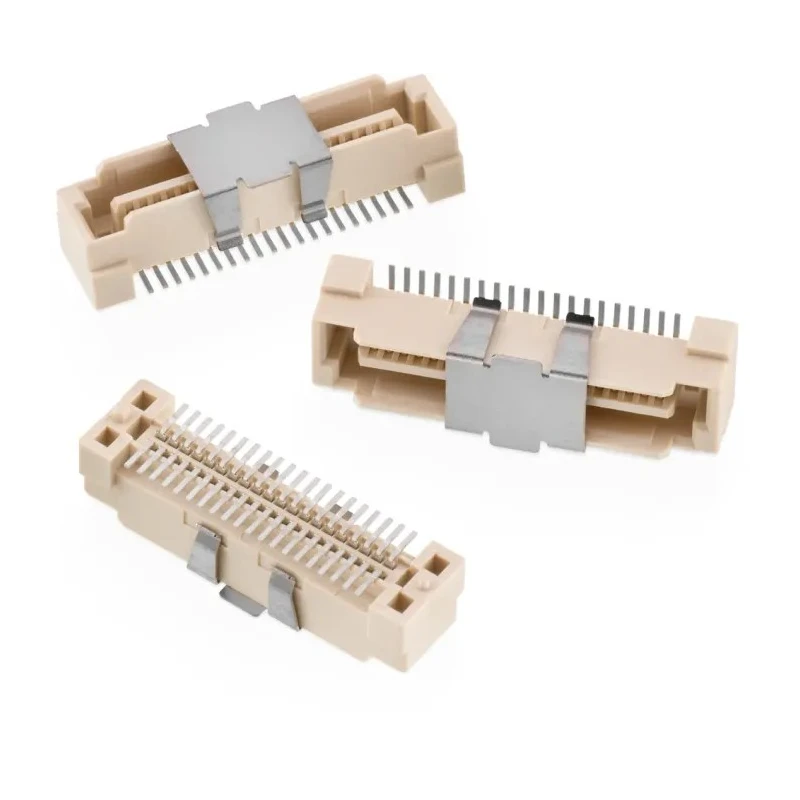 Wurth Elektronik WR-BTB Series Vertical Surface PCB Header 40 Contacts 0.8 mm Pitch 1 Row Shrouded 658855603040