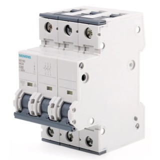 Siemens SENTRON Miniature Circuit Breaker, 3-Pole, 32A, Type C, 400V AC, 72V DC, 6kA Breaking Capacity 5SY6332-7