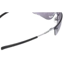 Bolle Safety SILIUM Safety Glasses, Scratch Resistant, Anti-Mist, Smoked Black Polycarbonate Lens, Brass SILPSF