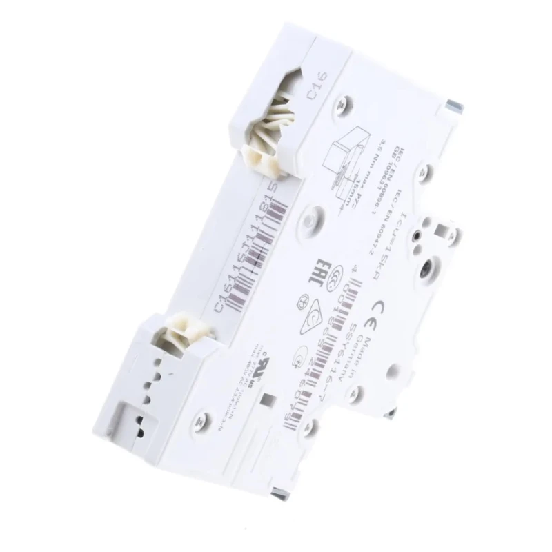 Siemens SENTRON Miniature Circuit Breaker, 1-Pole, 16A, Type C, 400V AC, 72V DC, 6kA Breaking Capacity 5SY6116-7