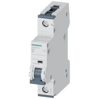 Siemens SENTRON Miniature Circuit Breaker, 1-Pole, 6A Current Rating, Type B Tripping Characteristics, 440V AC 5SY6106-6