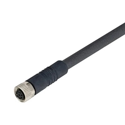 Omron Sensor Actuator Cable 8-Contact Female M8 Connector Thermoplastic Jacket 2m D41D-8P5-CFM8-702M