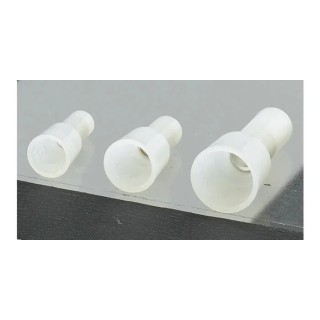 Nichifu Closed End Splice Connector White Insulated Nylon Copper Tin Crimp 16 AWG HC CE2