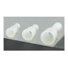 Nichifu Closed End Splice Connector White Insulated Nylon Copper Tin Crimp 16 AWG HC CE2