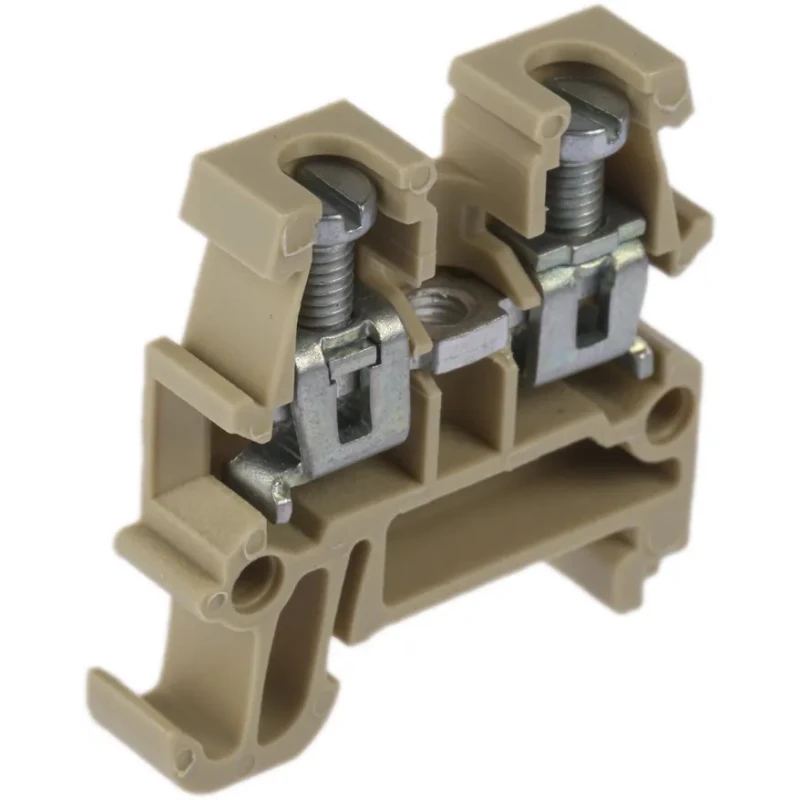 Weidmüller AKZ Series DIN Rail Terminal Block Brown, 1.5mm², 1-Level, Screw Termination, 250V, 24A Current 0340460000