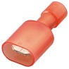 Nichifu TMEDN Red Insulated Male Spade Connector, Crimp, 0.25 x 0.032 in Tab Size 18 AWG to 16 AWG HC TMEDN630809-MA-REDCLEAR