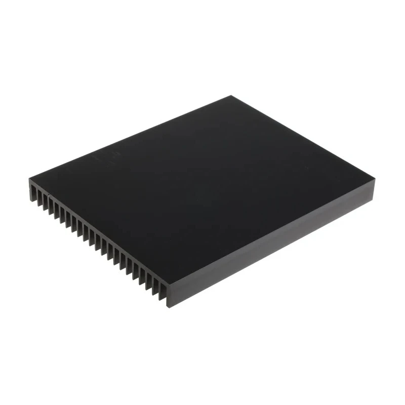 AAVID THERMALLOY Universal Rectangular Aluminium Heatsink Black 25 mm x 250 mm x 200 mm 0.43K/W S586/B/250