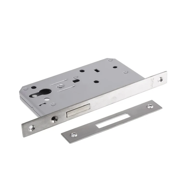 Briton Deadlock Cylindrical Mortice Lock Stainless Steel Forend Steel Case 165mm Height 93mm Depth 5410.60.S.SS