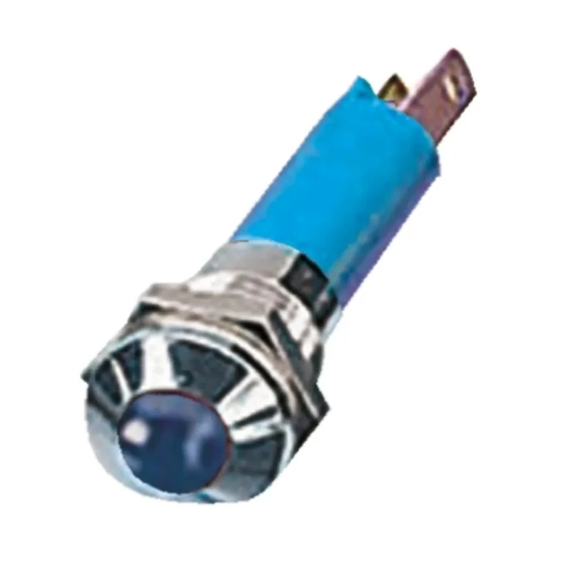 CML Innovative Technologies Blue LED Panel Mount Indicator 8 mm M8 Termination IP67 12V 190402Z7