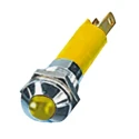 CML Innovative Technologies LED Yellow Panel Mount Indicator 8 mm, M8 Termination, IP67, 12V 190402Z2